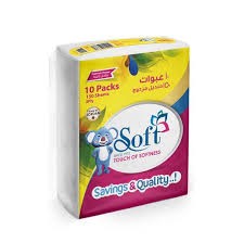 سوفت مناديل ورقية 150*5