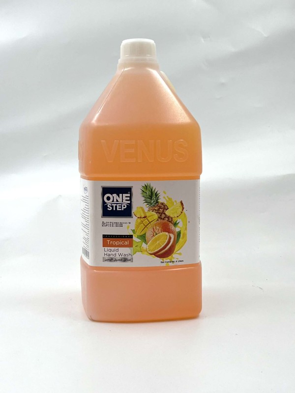 سائل غسيل ايدي ون ستيب   -  فواكه -4 لتر