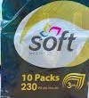 سوفت مناديل ورقية 230*10( تربل)