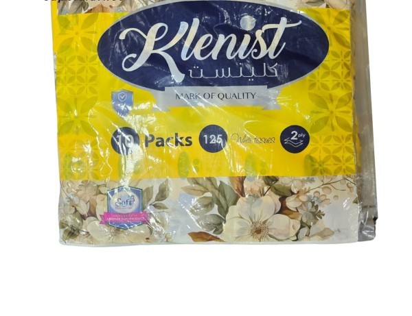 كلينست مناديل ورقية 125*10