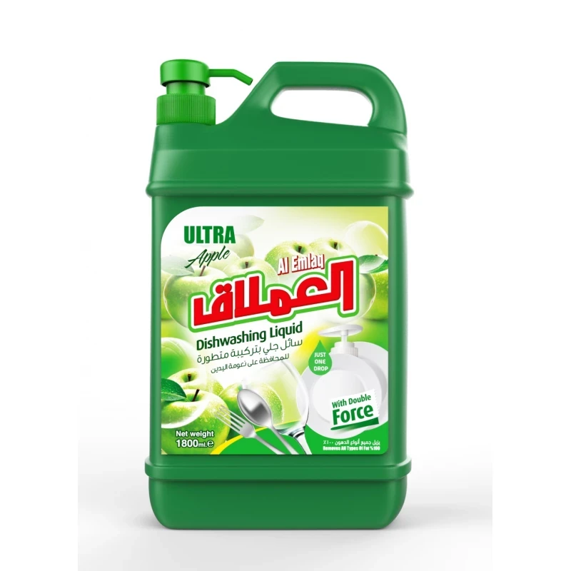 سائل جلي العملاق 1800 مل  - بنكهة الترا تفاح