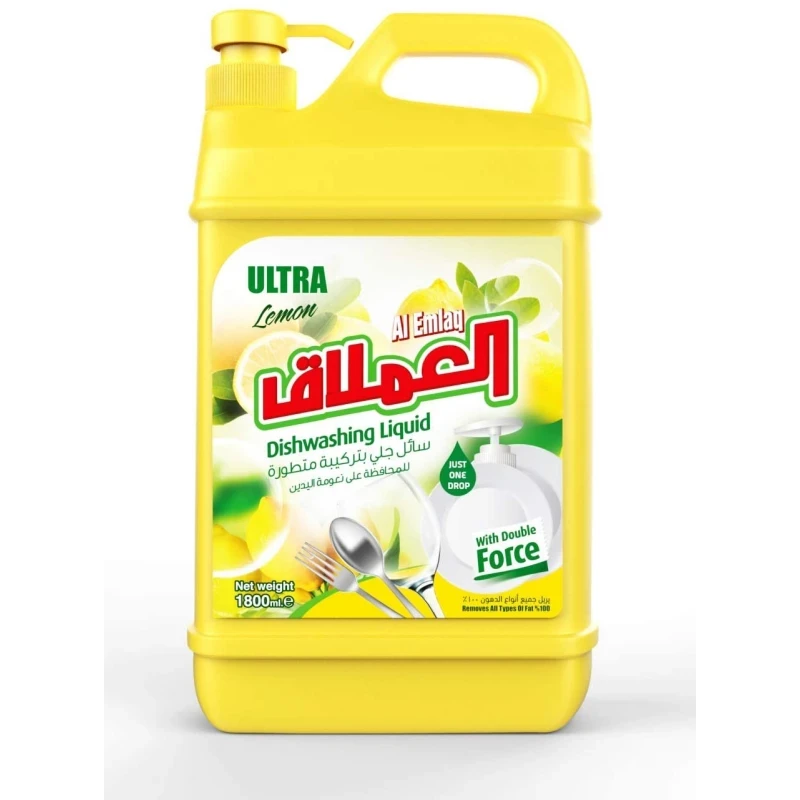 سائل جلي العملاق 1800 مل  - بنكهة الترا ليمون