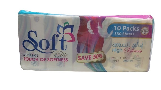 سوفت مناديل ورقية (اليت) 330*10